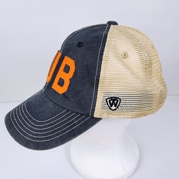 Top Of The World Auburn Tigers SnapBack Trucker Hat Cap- Blue Denim NWOT - Picture 2 of 8